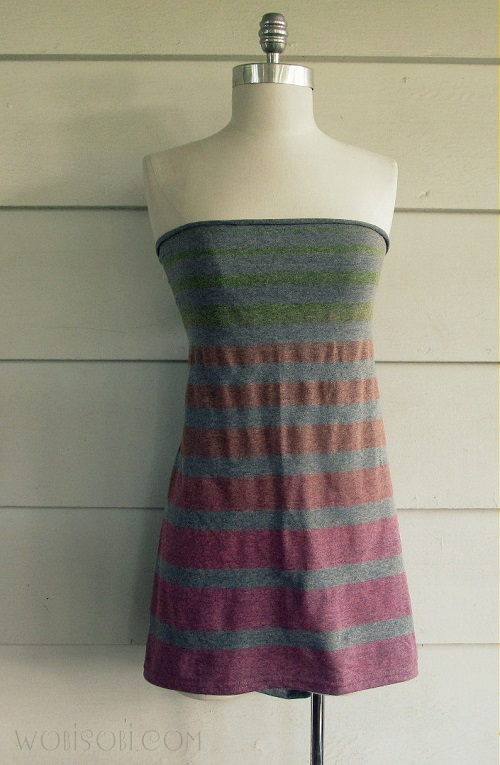 vestido sin costuras