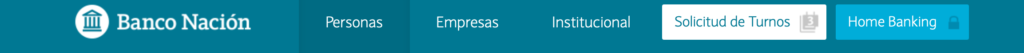 Sacar turno en Banco Nación

